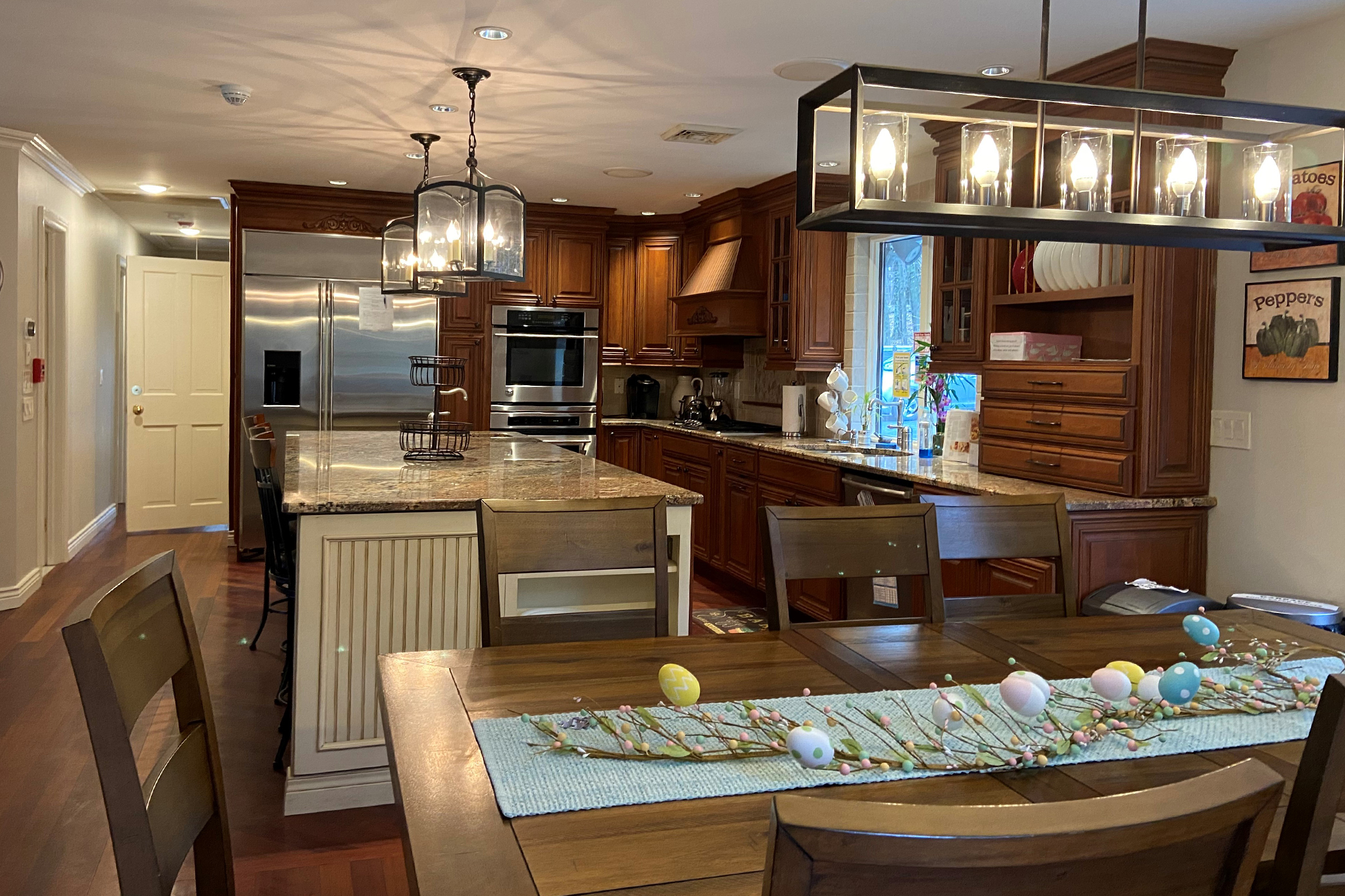 The Life Skills Center provides a home-like atmosphere in the kitchen and dining area.